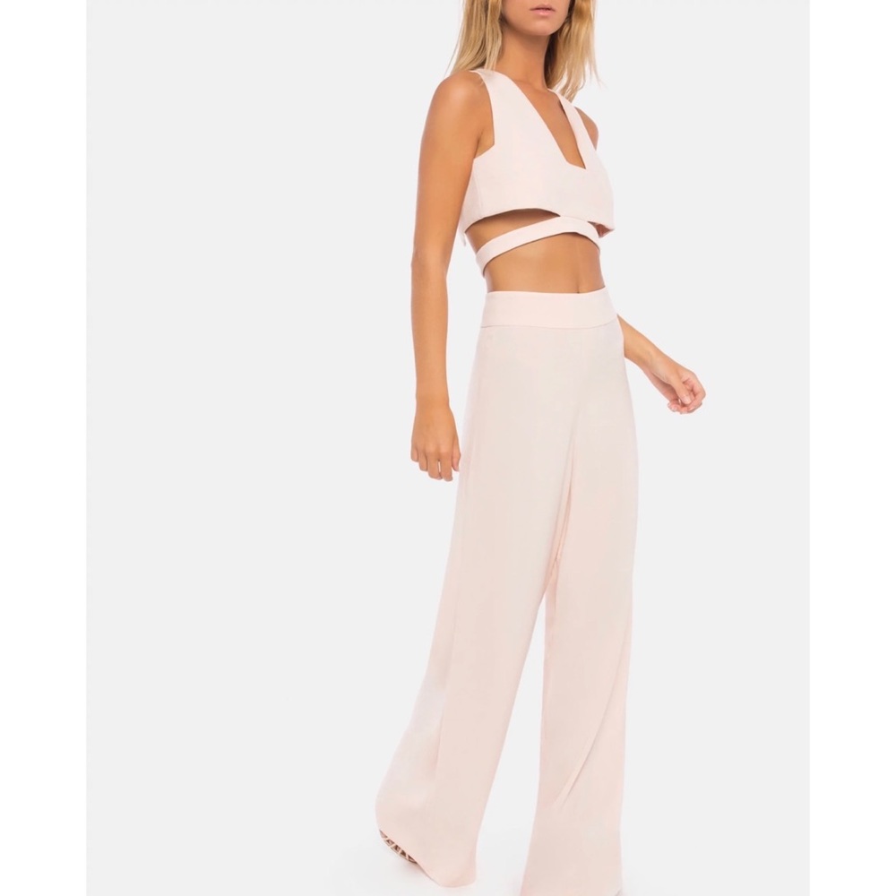 AQ/AQ Bellair Trousers- Pale blush peach